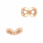 Cymbal ™ Side bead / Cuenta de metal DQ - Kaparia para Matubo SuperDuo - Oro rosado